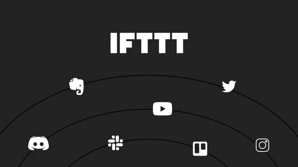 IFTTT automation with app icons